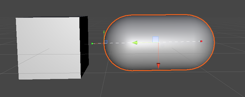 Example of a limited prismatic joint