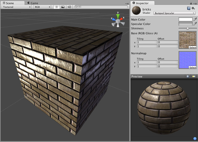 Normal Bumped Specular shader